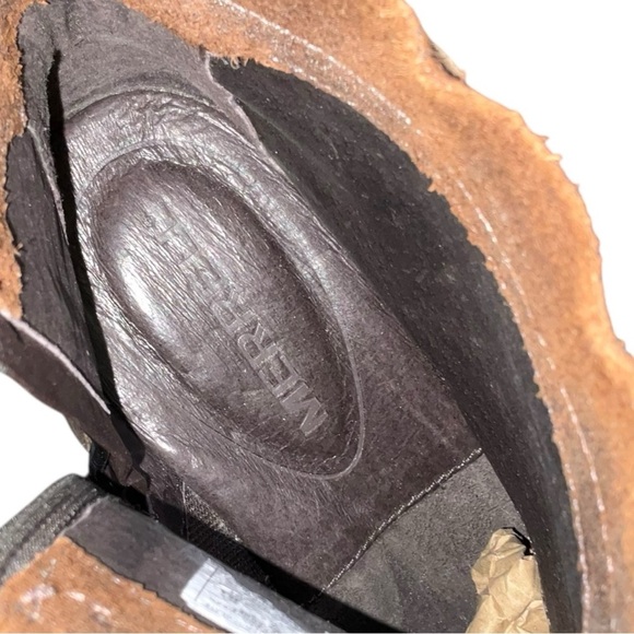 MERRELL LUXE MID BITTER CHOCOLATE LEATHER LADIES SHORT BOOTS SIZE‎ 9.5 - Picture 8 of 8